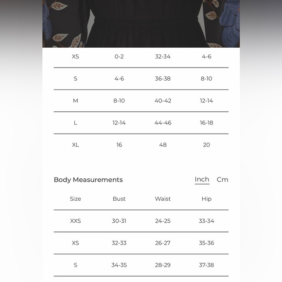 Farm Rio: Black Bold Flowers Long Sleeve Midi Dress - Picture 16 of 16